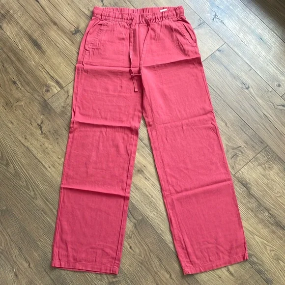 Old Navy Pants Jumpsuits Old Navy Wide Leg Linen Blend Pants